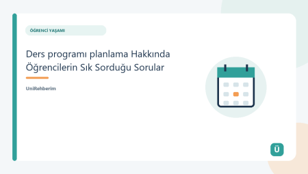 Ders programı planlama Hakkında Öğrencilerin Sık Sorduğu Sorular