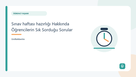 Sınav haftası hazırlığı Hakkında Öğrencilerin Sık Sorduğu Sorular